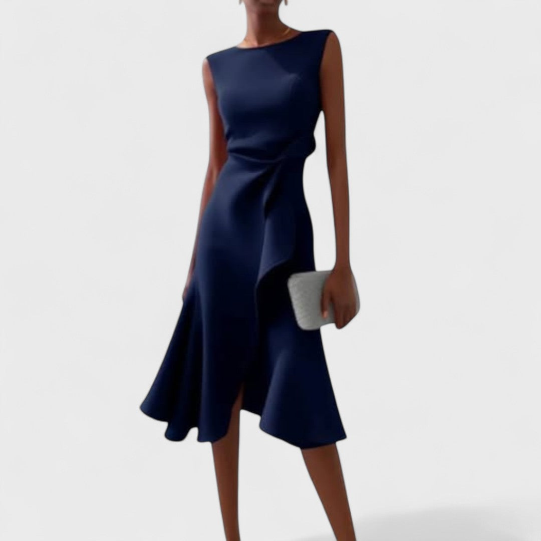 Andrea | Aszimmetrikus ruha elegáns kiemelkedésekkel