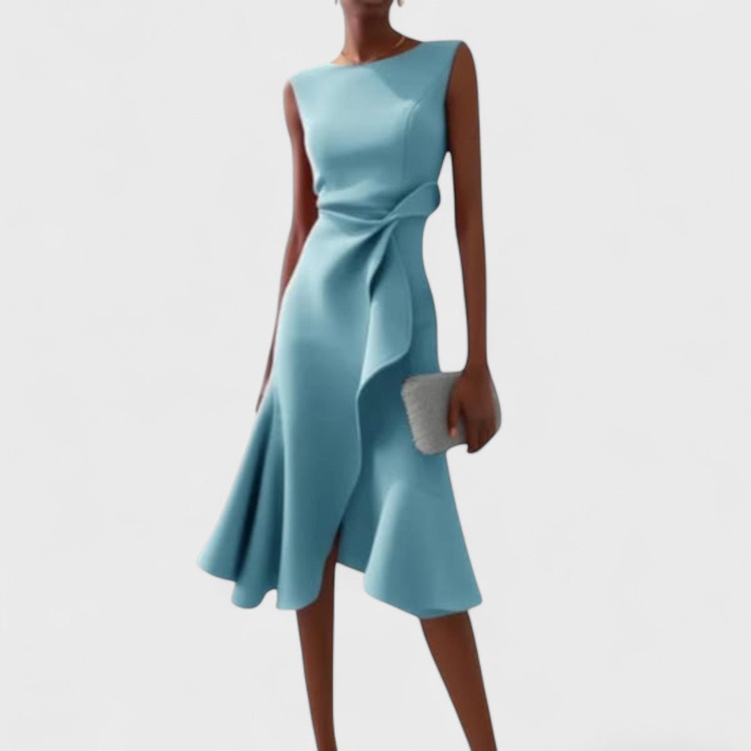 Andrea | Aszimmetrikus ruha elegáns kiemelkedésekkel