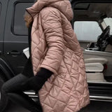 Bogna | Kapucnis steppelt pehelykabát 